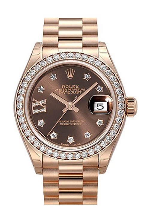 rolex or rose femme|classic rolex women's watch.